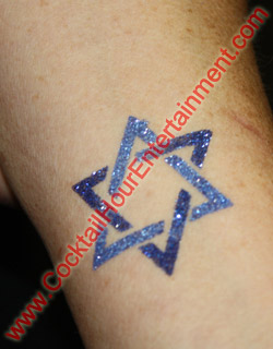 glitter tattoos